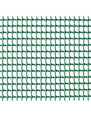 Malla plástica cuadrada HDPE, rollo de 25m ó 5m