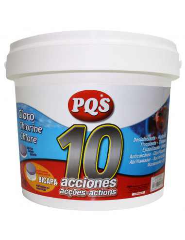 PQS Cloro 10 Bicamada ações B. 5 Kg