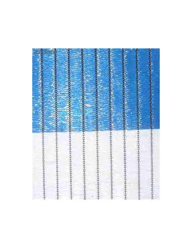 ROLLO MALLA BICOLOR AZUL/BLANCO 100X...
